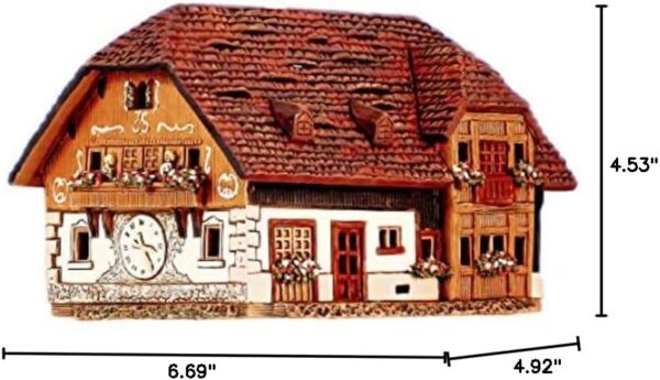 Ceramic Art Tealight Candle Holder Room Decoration Handcrafted Collectible Miniature Aroma Light House Hofgut Sternen House in Black Forest, Germany C320 - Image 8
