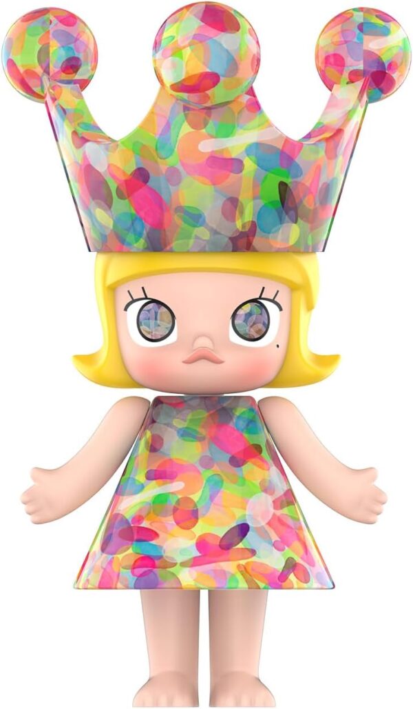 POP MART MEGA Royal Molly 400% Huang Yuxing-Bubbles, 14.96 Inch Height, Toys for Modern Home Décor, Collectible Art Toy