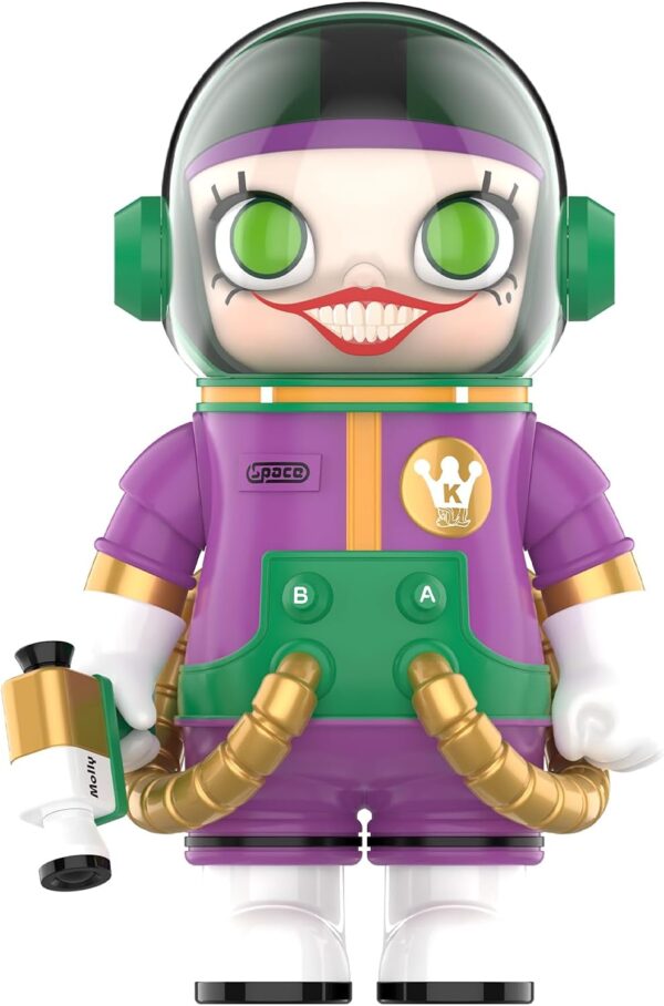 POP MART MEGA Space Molly 400% Joker Collection Figurine, 11.8 Inch Height, Toys for Modern Home Décor, Collectible Art Toy