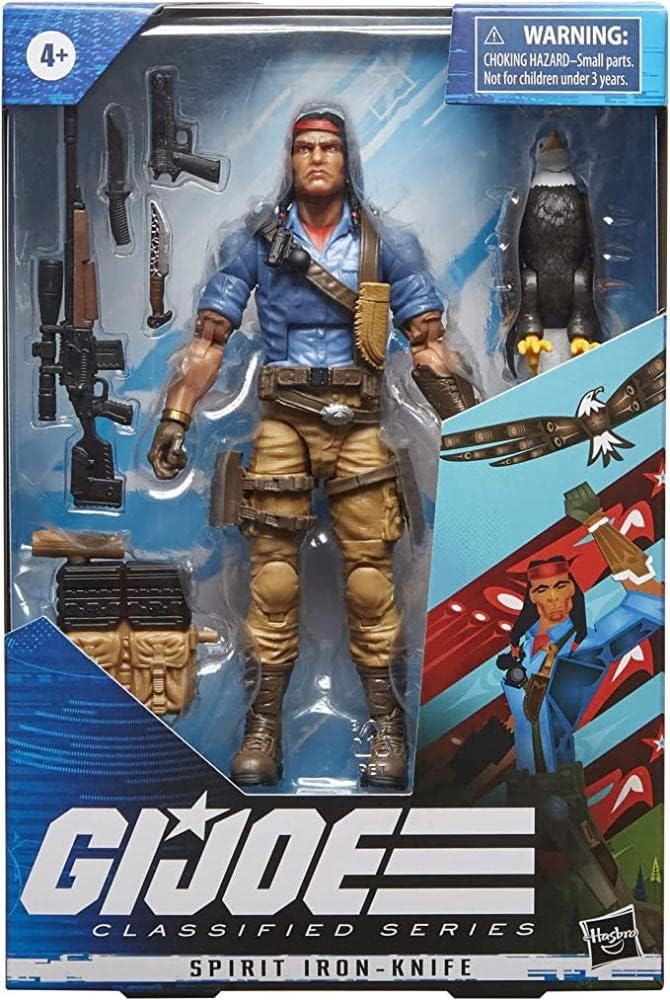G.I. Joe Classified Series Spirit Iron-Knife Action Figure 36 Collectible Premium Toy, Multiple Accessories 6-Inch-Scale, Custom Package Art - Image 3
