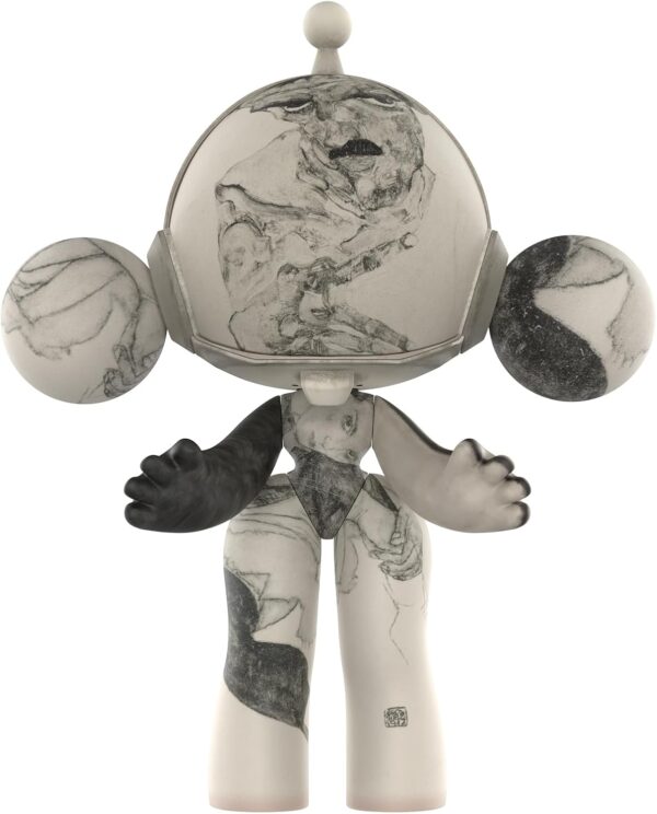 POP MART MEGA α SKULLPANDA 400% Egon Schiele, 14.96 Inch Height, Toys for Modern Home Décor, Collectible Art Toy - Image 4