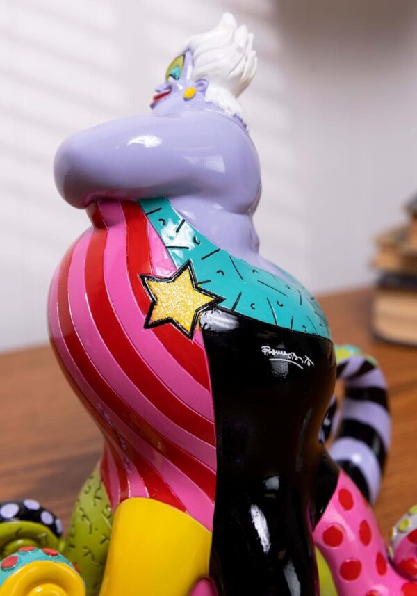 Enesco Disney by Romero Britto The Little Mermaid Ursula Figurine, 8.27 Inch, Multicolor - Image 5