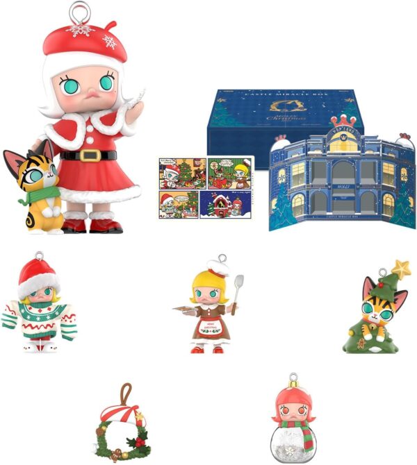 POP MART Molly Castle Miracle Box Series Figures, Toys for Modern Home Decor, Collectible Toy Set for Desk Accessories