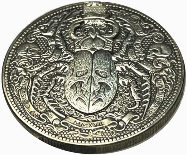 Movable Mechanism Coin Roman Booteen Amazing Art 'Gold Scarab Egypt Vintage' Hobo Nickel Morgan Dollar Magic Coin Collectible Creative Gift Handmade Commemorative Coin - Image 5