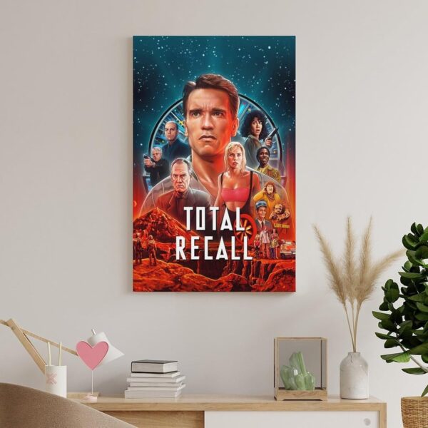 Movie Poster Total Recall Wall Art Home Decor Retro Movie Collectibles Poster Decorative Painting Canvas Wall Art Living Room Posters Bedroom Painting 12x18inch(30x45cm) - Image 8