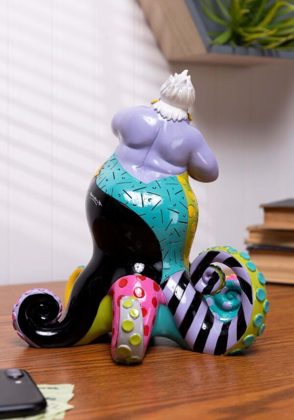 Enesco Disney by Romero Britto The Little Mermaid Ursula Figurine, 8.27 Inch, Multicolor - Image 3