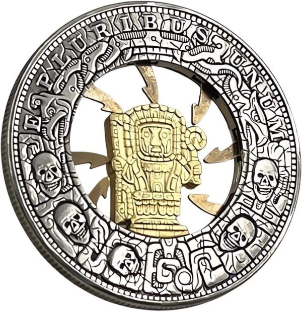 Movable Mechanism Coin Roman Booteen Amazing Art ' Trap Coin' Hobo Nickel Morgan Dollar Magic Coin Collectible Creative Gift Handmade Commemorative Coin (Antique Color) - Image 2