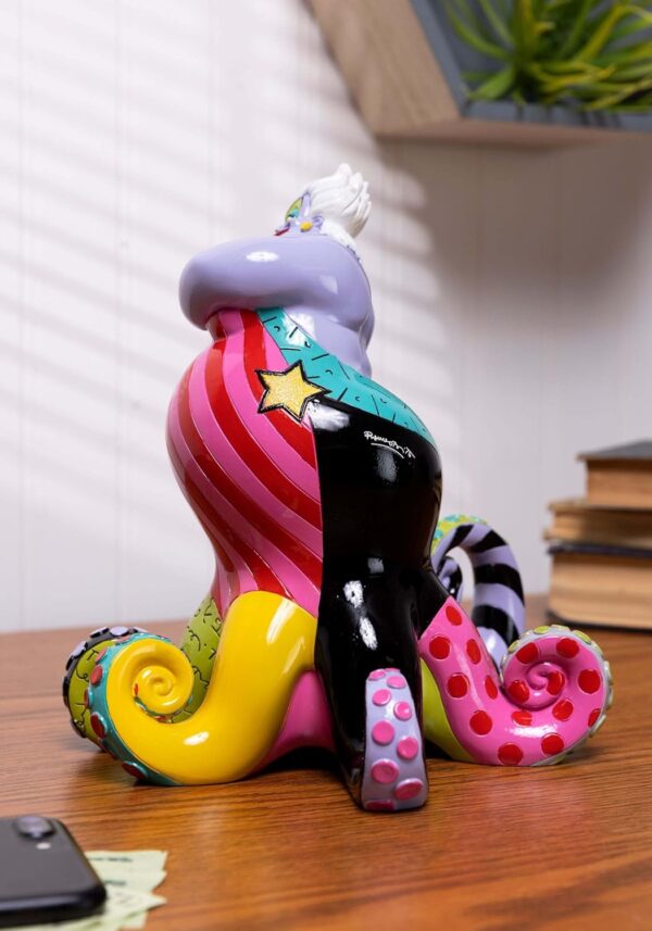Enesco Disney by Romero Britto The Little Mermaid Ursula Figurine, 8.27 Inch, Multicolor - Image 4