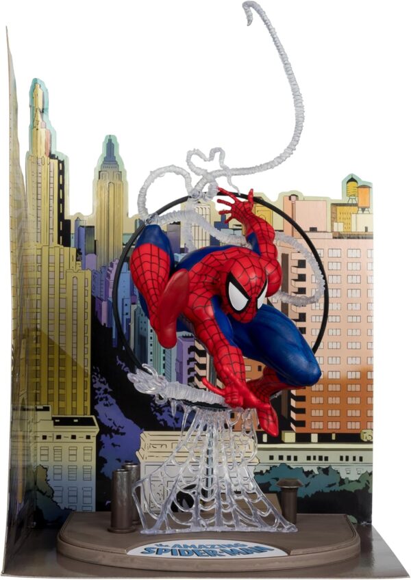 McFarlane Toys - Marvel Spider-Man 1:6th Scale Posed Figure with Scene & Comic (Based on The Amazing Spider-Man #301) - Image 7