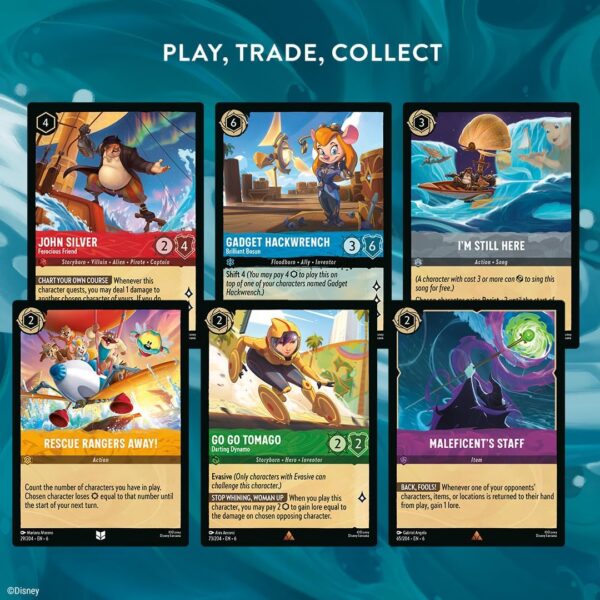 Ravensburger Disney Lorcana TCG: Azurite Sea Stitch Collector's Gift Set | Deluxe Collectible Set with Over 200 Art Pieces | Ultimate Game Experience for Ages 8+ - Image 4