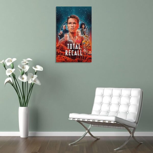 Movie Poster Total Recall Wall Art Home Decor Retro Movie Collectibles Poster Decorative Painting Canvas Wall Art Living Room Posters Bedroom Painting 12x18inch(30x45cm) - Image 5