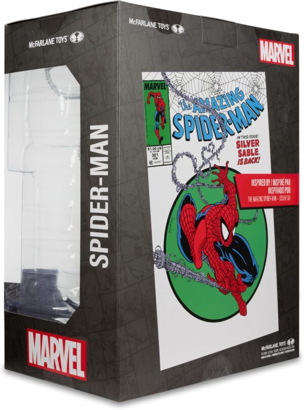 McFarlane Toys - Marvel Spider-Man 1:6th Scale Posed Figure with Scene & Comic (Based on The Amazing Spider-Man #301) - Image 10