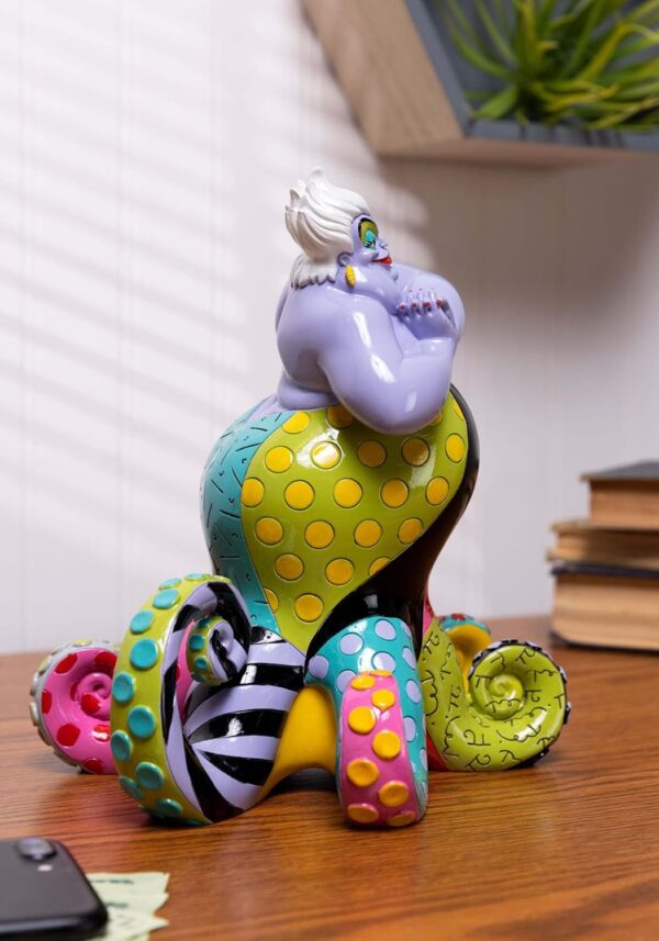 Enesco Disney by Romero Britto The Little Mermaid Ursula Figurine, 8.27 Inch, Multicolor - Image 2