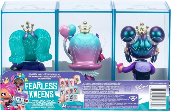 Fearless Kweens Series Premium Figurine and Display Case, 4 Inch/Approx 10cm Tall Collectible Art-Toy, 3 Pack, Every Kween is Unique - Image 3