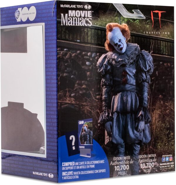 McFarlane Toys - WB 100: Pennywise (It Chapter Two) Movie Maniacs 6in Posed Figure - Image 12