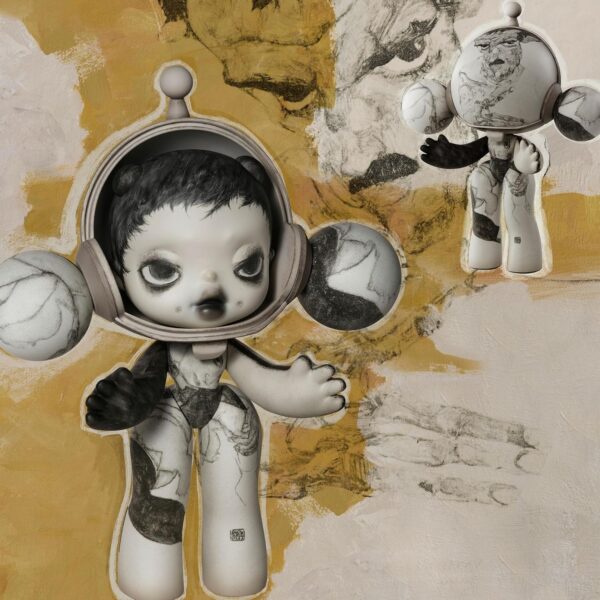 POP MART MEGA α SKULLPANDA 400% Egon Schiele, 14.96 Inch Height, Toys for Modern Home Décor, Collectible Art Toy - Image 7