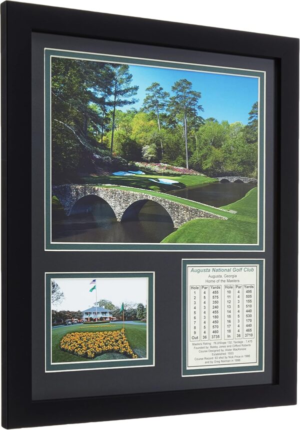 Augusta National Golf Course | 12th Hole | 12" x 15" Framed Photo Collage - Image 3