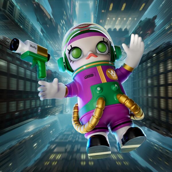 POP MART MEGA Space Molly 400% Joker Collection Figurine, 11.8 Inch Height, Toys for Modern Home Décor, Collectible Art Toy - Image 4