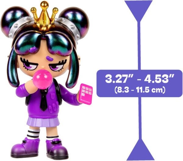 Fearless Kweens Series Premium Figurine and Display Case, 4 Inch/Approx 10cm Tall Collectible Art-Toy, 3 Pack, Every Kween is Unique - Image 4