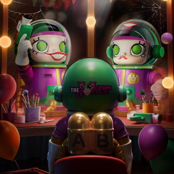 POP MART MEGA Space Molly 400% Joker Collection Figurine, 11.8 Inch Height, Toys for Modern Home Décor, Collectible Art Toy - Image 5