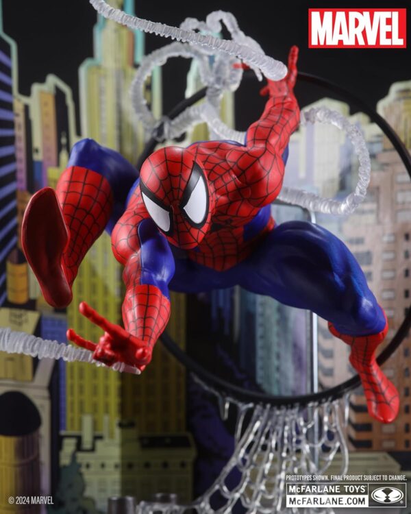 McFarlane Toys - Marvel Spider-Man 1:6th Scale Posed Figure with Scene & Comic (Based on The Amazing Spider-Man #301) - Image 2