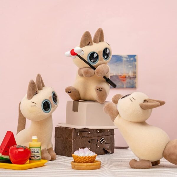 Nobeko Azukican Azukisan Cat Daily Life Series1 Blind Box Figures 6PCs Random Art Cute Collectibles Birthday Gift - Image 4