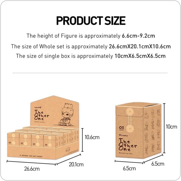 POP MART Hirono The Other One Blind Box Figures, Random Design Box Toys for Modern Home Decor, Collectible Toy Set for Desk Accessories, 1PC - Image 8