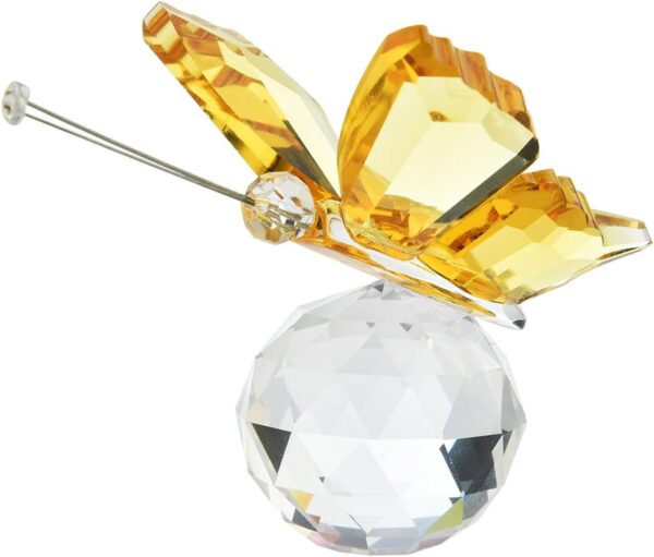 Crystal Butterfly Figurines Collectibles Art Glass Animals Table Decor Paperweight Souvenir Christmas Ornament Gift Butterfly Glass Statue - Image 4