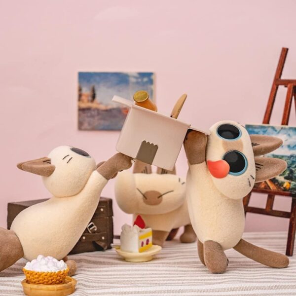 Nobeko Azukican Azukisan Cat Daily Life Series1 Blind Box Figures 6PCs Random Art Cute Collectibles Birthday Gift - Image 7