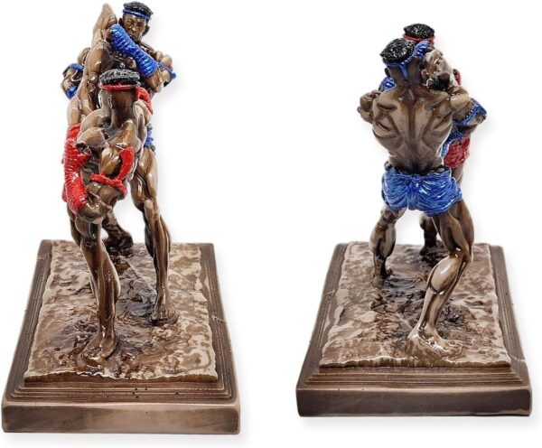 Muay Thai 5" High Colored Jorakae Fad Hang Or Crocodile Sweeps Tail Basic Movement Muaythai Boxing Martial Arts 3D Resin Decorative Figurine Thailand Souvenir Collectible Decor Gifts - Image 9