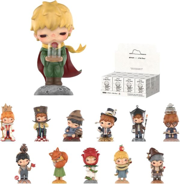 POP MART Hirono×Le Petit Prince Series Figures, 12PCs Blind Box Figures, Random Design Action Figures Collectible Toys Home Decorations, Holiday Birthday Gifts, Whole Set