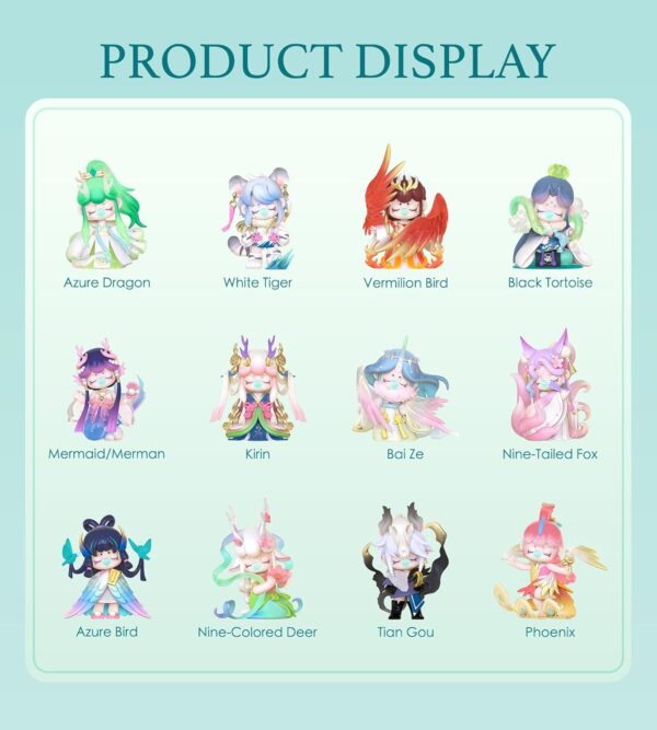 ROBOTIME Blind Box Set 12PC Surprise Action Figure Collectible Kawaii Figures Random Art Toys Hot Cute Figure Dolls Creative Gifts (Whole Set) - Image 3
