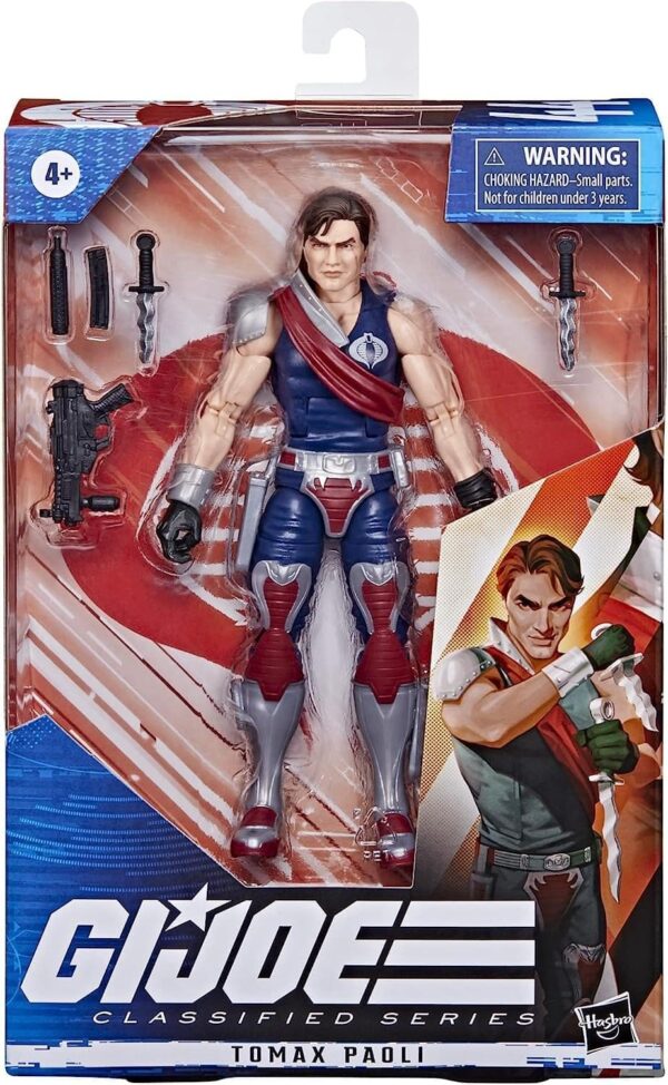 G.I. Joe Classified Series Tomax Paoli Action Figure 44 Collectible Premium Toy, Multiple Accessories 6-Inch-Scale with Custom Package Art - Image 2