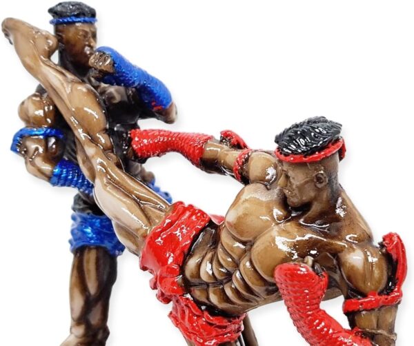 Muay Thai 5" High Colored Jorakae Fad Hang Or Crocodile Sweeps Tail Basic Movement Muaythai Boxing Martial Arts 3D Resin Decorative Figurine Thailand Souvenir Collectible Decor Gifts - Image 5