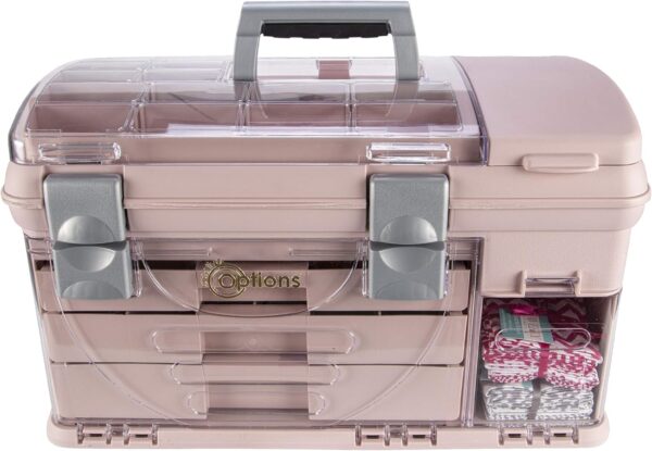 Large Three Drawer Organization System - with Two Small Utility Stows | Battery Storage, Jewelry Storage, Small Parts Storage, Craft Storage, Sewing Storage, Paint Storage, Collectibles Storage - Image 5