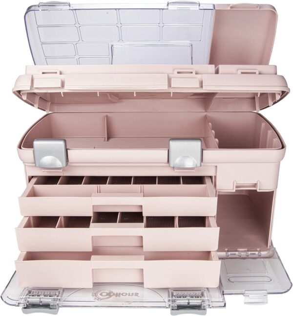Large Three Drawer Organization System - with Two Small Utility Stows | Battery Storage, Jewelry Storage, Small Parts Storage, Craft Storage, Sewing Storage, Paint Storage, Collectibles Storage - Image 6