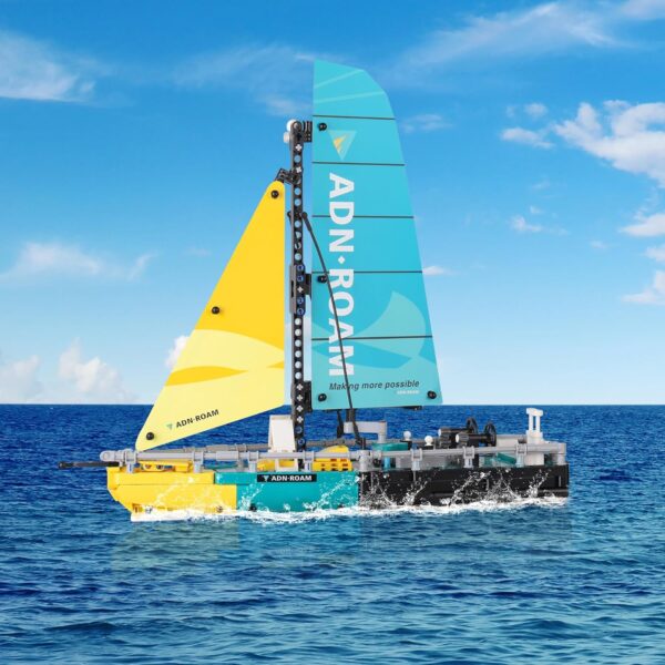 Iconic Sailboat Building Block Kit，Collectible Sailboat Boats Display Model Set，Compatible with Lego, Display Stand Art Kit 675 Pieces - Image 2