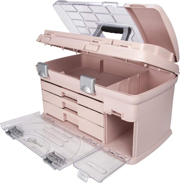 Large Three Drawer Organization System - with Two Small Utility Stows | Battery Storage, Jewelry Storage, Small Parts Storage, Craft Storage, Sewing Storage, Paint Storage, Collectibles Storage - Image 7