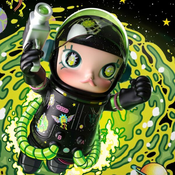 POP MART MEGA Space Molly 400% Rick and Morty, 11.61 Inch Height, Toys for Modern Home Décor, Collectible Art Toy - Image 4
