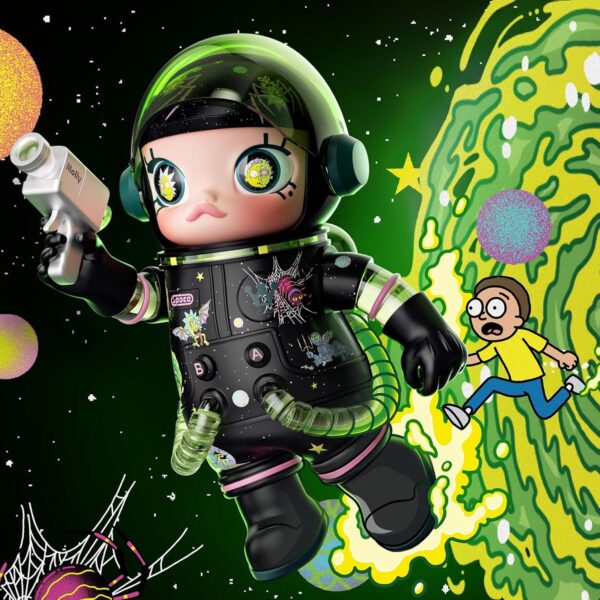 POP MART MEGA Space Molly 400% Rick and Morty, 11.61 Inch Height, Toys for Modern Home Décor, Collectible Art Toy - Image 5
