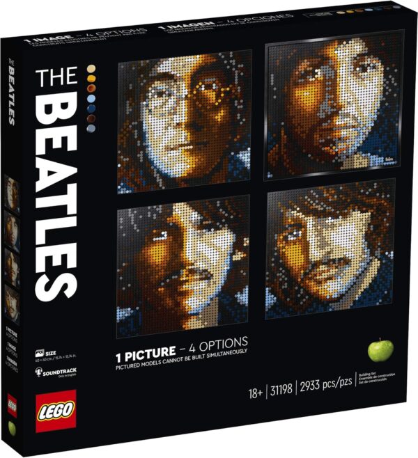 LEGO Art The Beatles 31198 Collectible Building Kit; an Inspiring Art Set for Adults That Encourages Creative Building and Makes a Great Gift for Music Lovers and Beatles Fans (2,933 Pieces) - Image 4