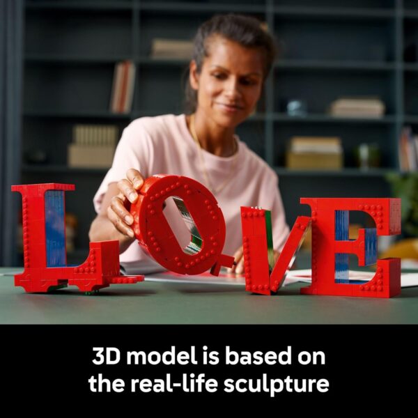 LEGO Art Love Collectible Building Sets - DIY Kits for Adults, Ages 18+ - Crafts for Home Decor & Display - Gift Ideas for Birthdays - 31214 - Image 4
